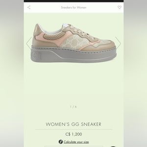 Womens Gucci sneaker